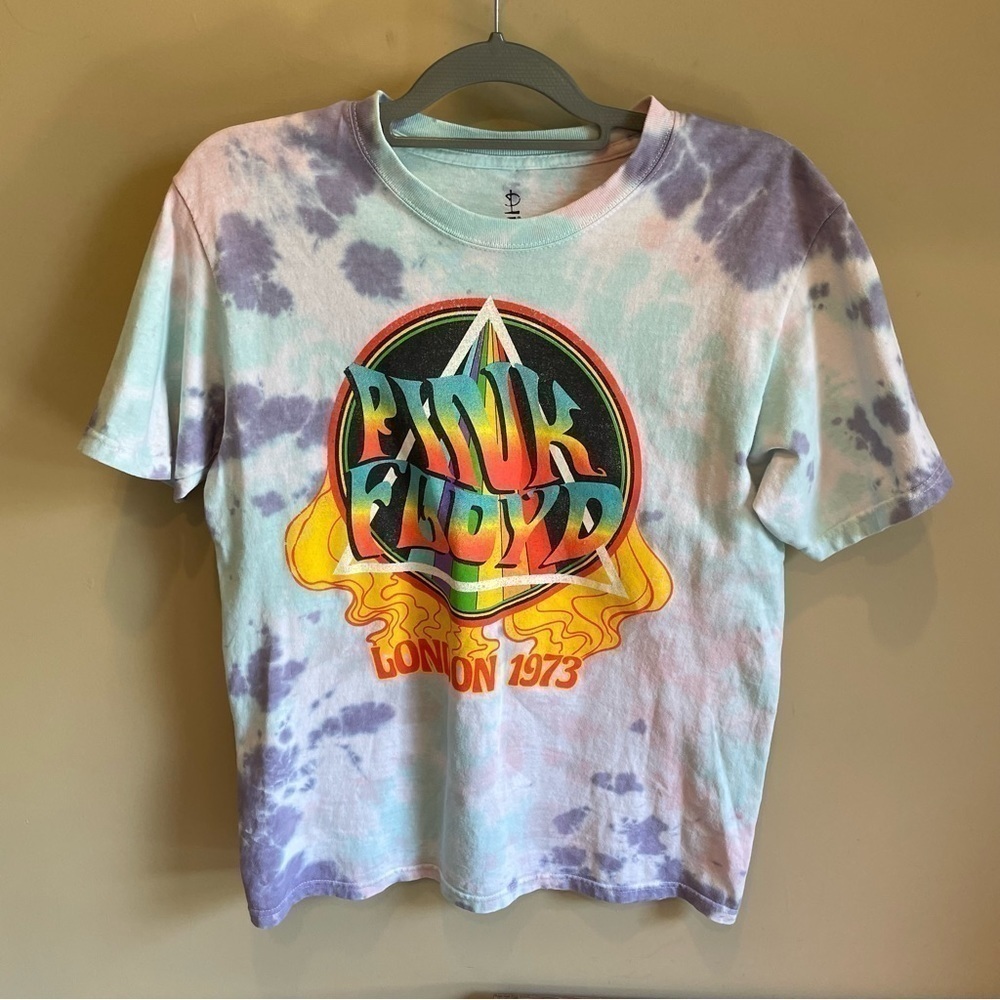 PINK FLOYD tie dye graphic band tee tshirt